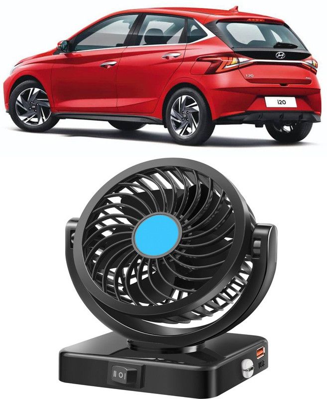 Enfield Works Car Fan With USB Charging 360 Degree Rotatable Fan-B-175 Car Interior Fan  (12 V)