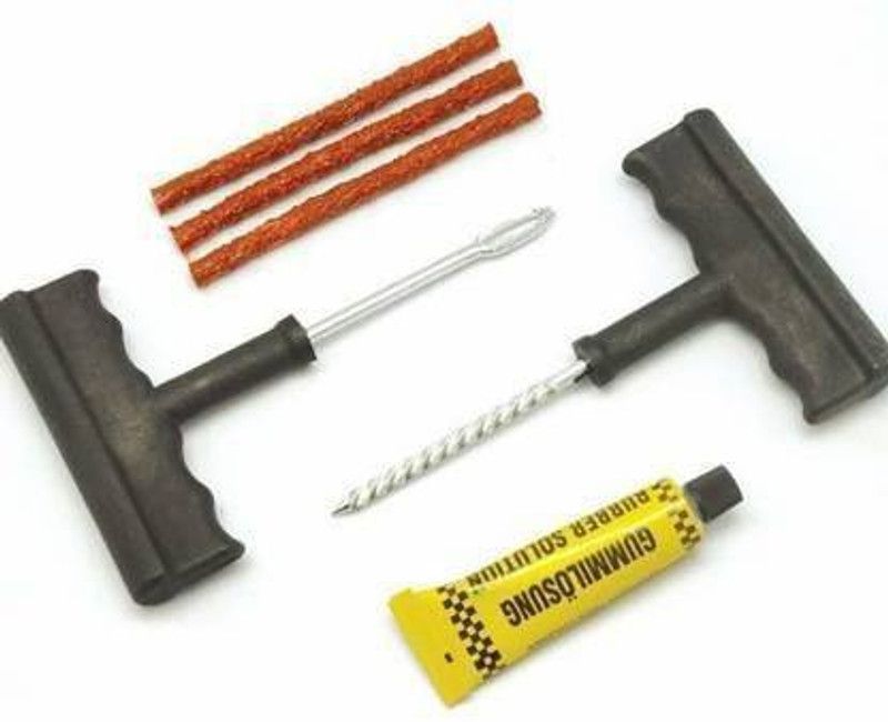 AIRSKY Cars, Bikes Tubeless Tyre Full Set Plastic Handles Tools Puncture Repair Kit Tubeless Tyre Puncture Repair Kit