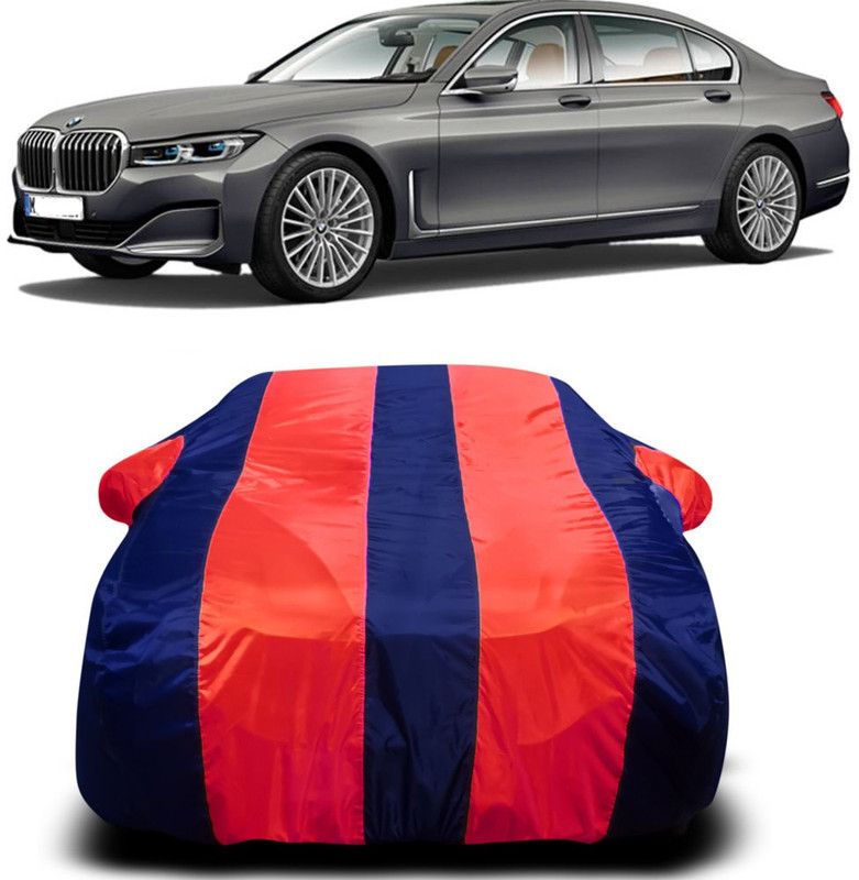 AUTOGARH Car Cover For BMW 720D (With Mirror Pockets)  (Red, Blue)