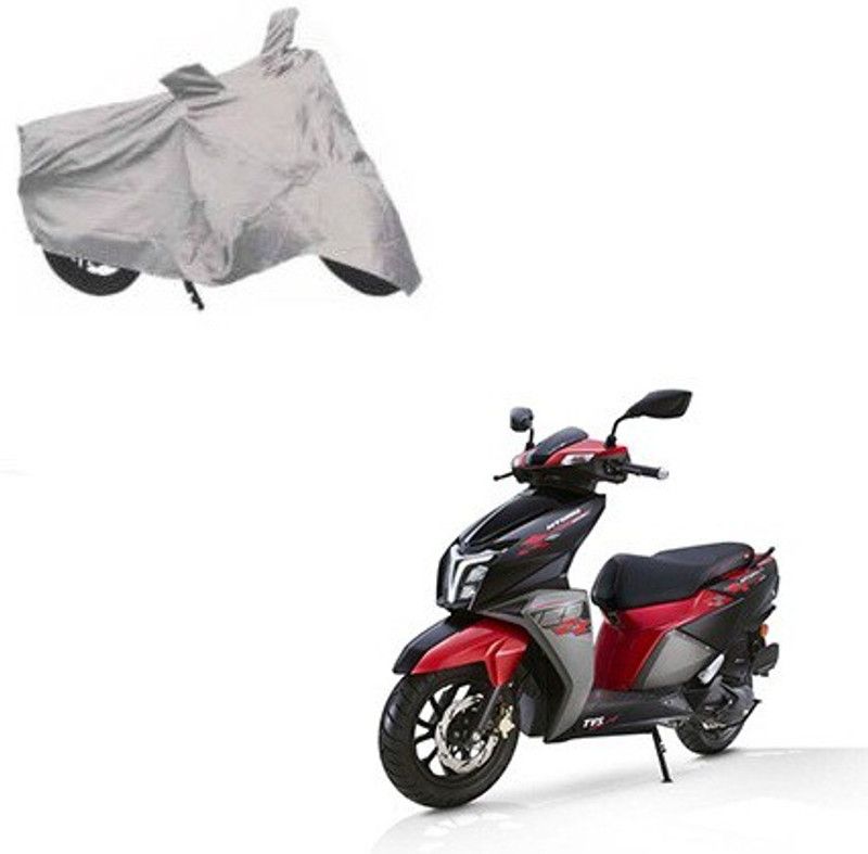 Balaji Traders Waterproof Two Wheeler Cover for TVS  (NTORQ, Silver)
