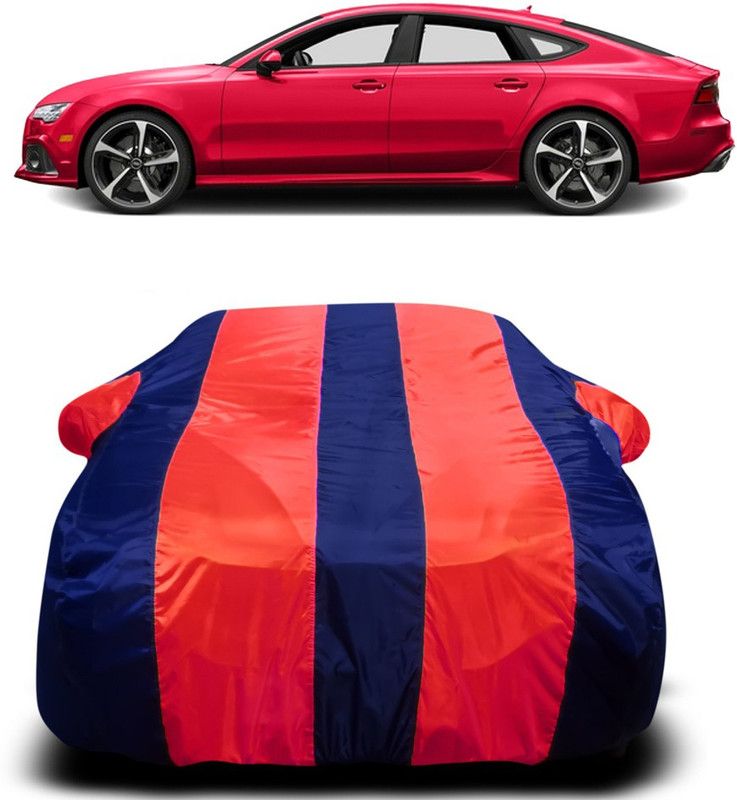 AUTOGARH Car Cover For Audi RS7 (With Mirror Pockets)  (Red, Blue)