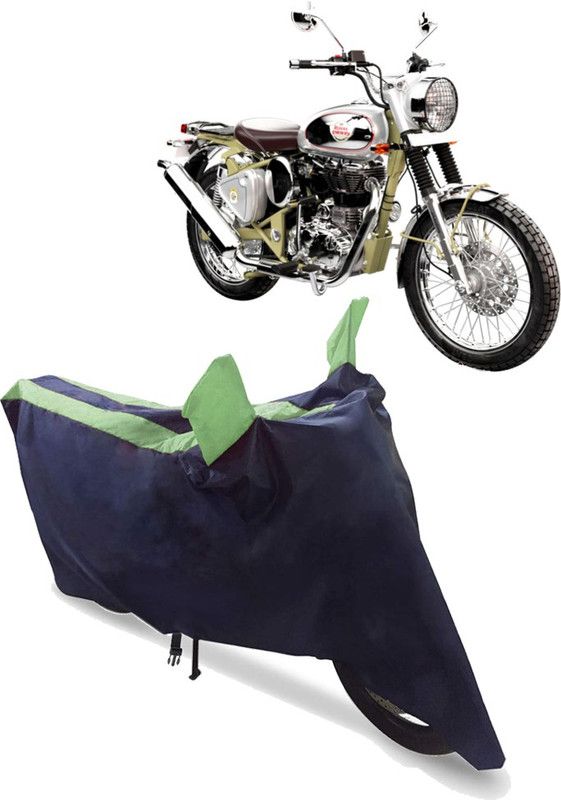 EXOME Two Wheeler Cover for Royal Enfield  (Bullet Trials 500, Green)