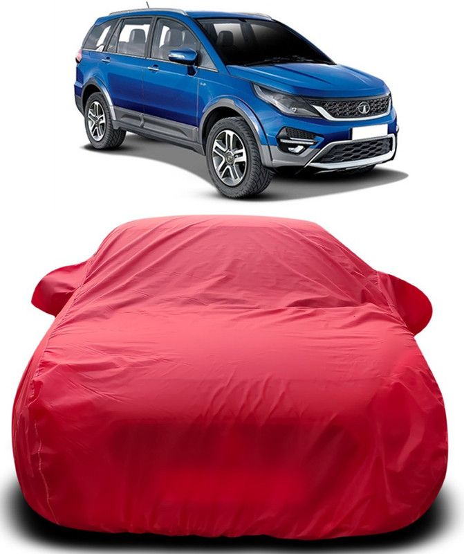 MoTRoX Car Cover For Tata Hexa (With Mirror Pockets)  (Red)
