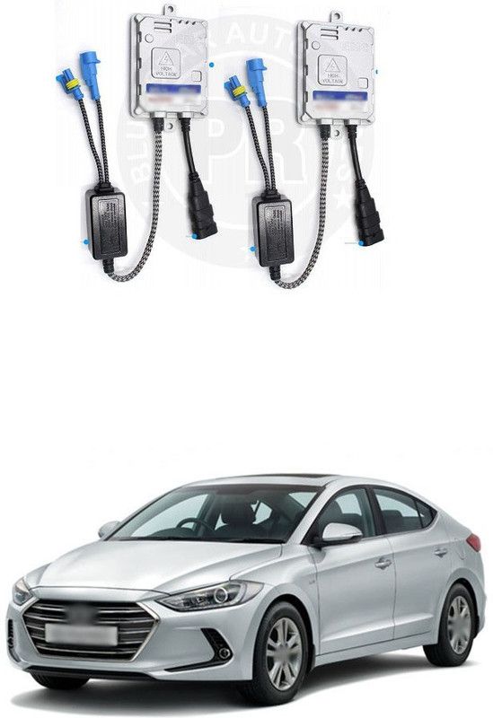 PRTEK HID Xenon Headlight Ballasts Replacement 55W Slim Ballast with Canbus EMC Super Decoder Alternate Current AC, 1 Pair Elantra Vehical HID Kit