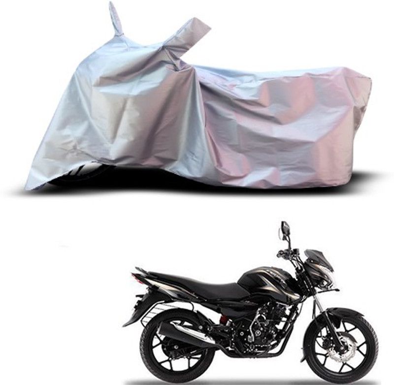 THE REAL ARV Waterproof Two Wheeler Cover for Bajaj  (Discover 150 s, Silver)