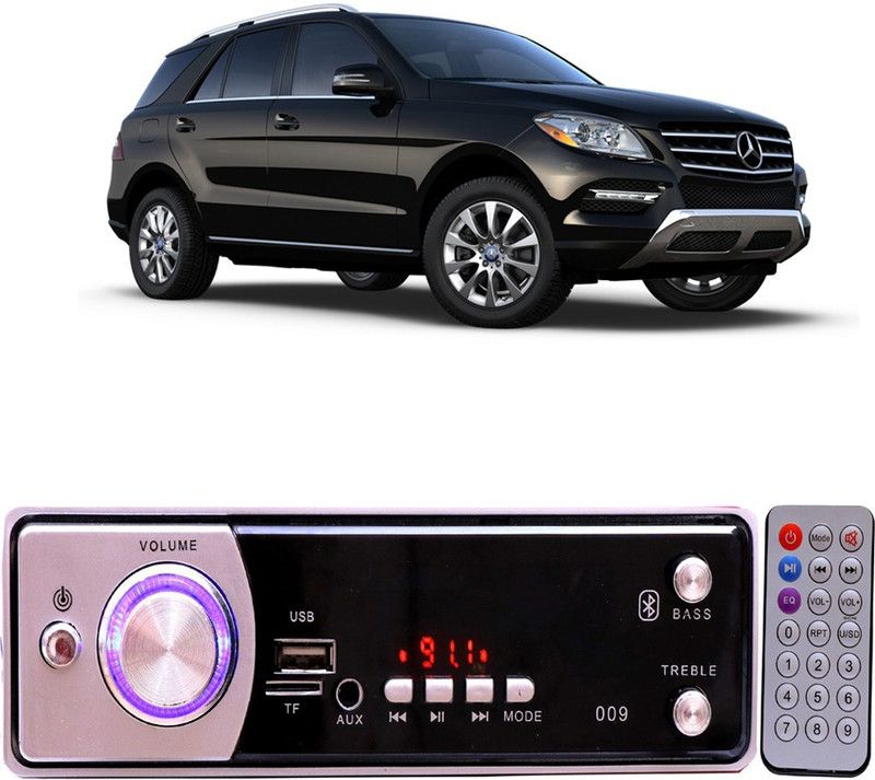 EverLand Silver009 BLUETOOTH/USB/SD/AUX/FM/MP3 Car Stereo ( Single Din) E-403 Car Stereo  (Single Din)