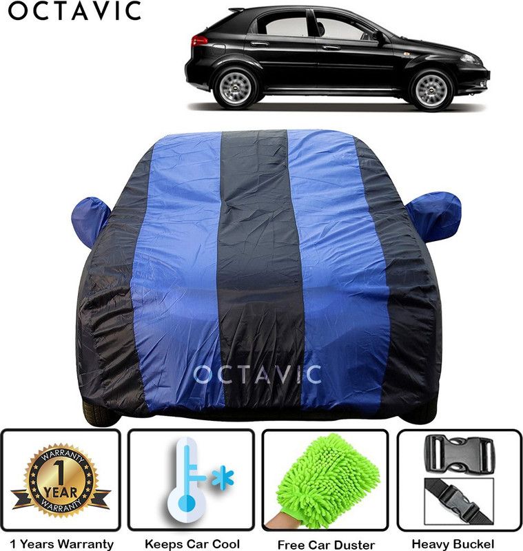 octavic Car Cover For Chevrolet Optra SRV (With Mirror Pockets)  (Blue)