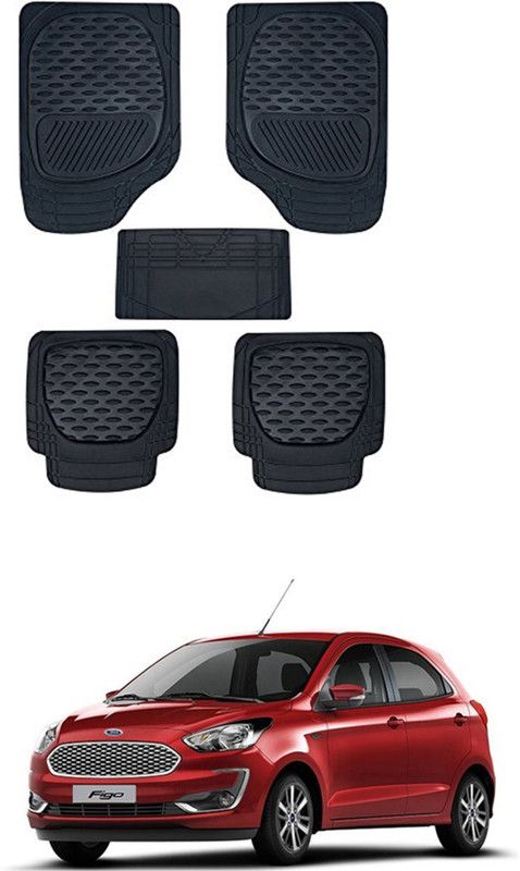 RONISH PVC Standard Mat For Ford Figo  (Black)