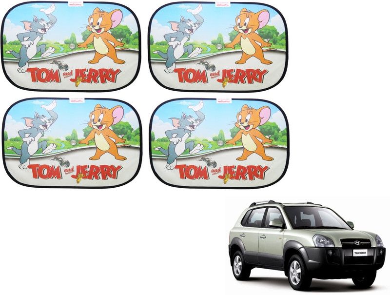 AUTYLE Side Window, Rear Window Sun Shade For Hyundai Tucson  (Multicolor)
