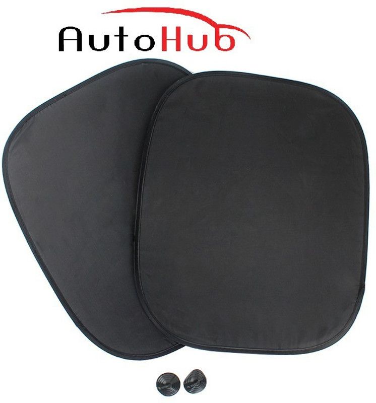Auto Hub Side Window Sun Shade For Hyundai i10  (Black)