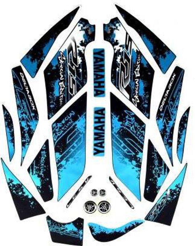 SunStick Sticker & Decal for Bike  (Multicolor)