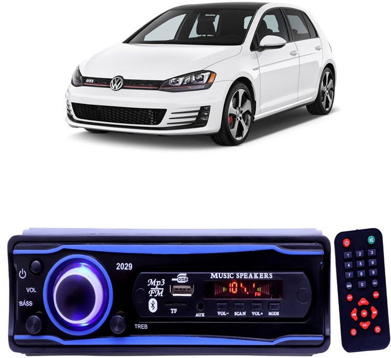 YUNEIK Blue 2029 USB/AUX/SD/BLUETOOTH/FM/MP3 BOOM MASTER STANDARD- Y 606 Car Stereo  (Single Din)