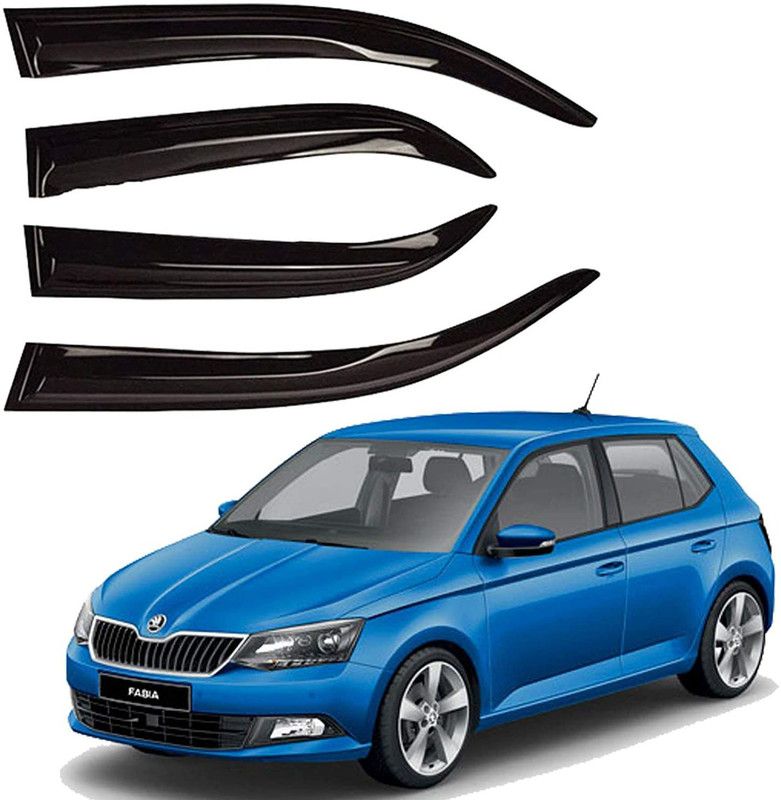 zrafashion For Non-convertibles Front, Rear Wind Deflector  (Tinted Skoda Fabia)