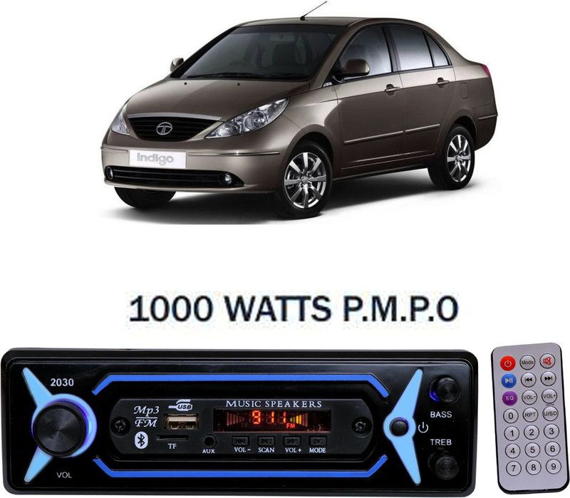 JBRIDERZ P-2030 Blue BLUETOOTH/USB/SD/AUX/FM/MP3 Car Stereo ( Single Din) E-525 Car Stereo  (Single Din)