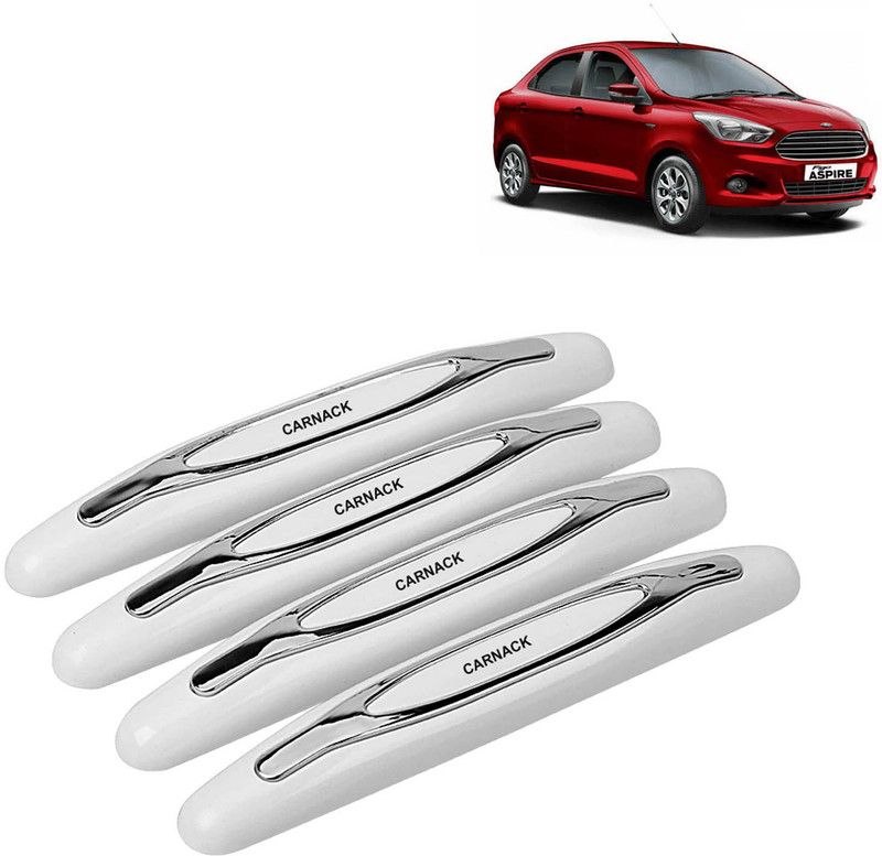 DvineAutoFashionZ Silicone, Plastic Car Door Guard  (White, Pack of 4, Ford, Aspire)