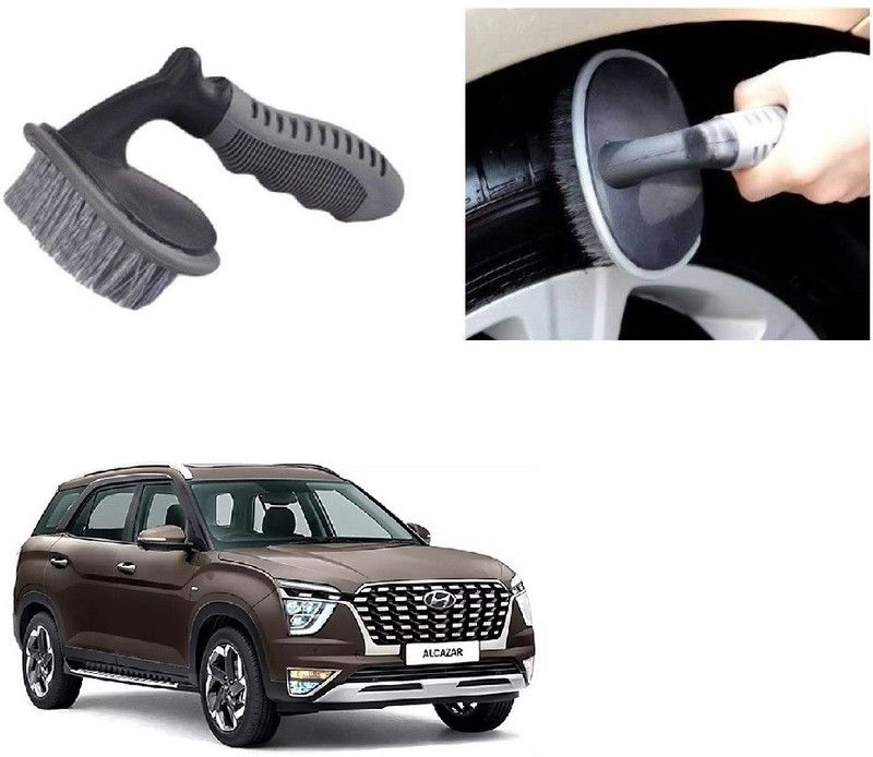 SPREADX Alloy Wheel Tire Car Rim Tyre Cleaning Brush suitable for Hyundai Alcazar 300 g Wheel Tire Cleaner  (Pack of 1)