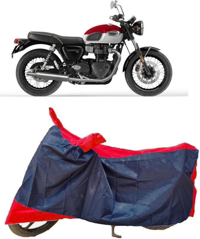 AutoFave Two Wheeler Cover for Triumph  (Bonneville T100, Multicolor)