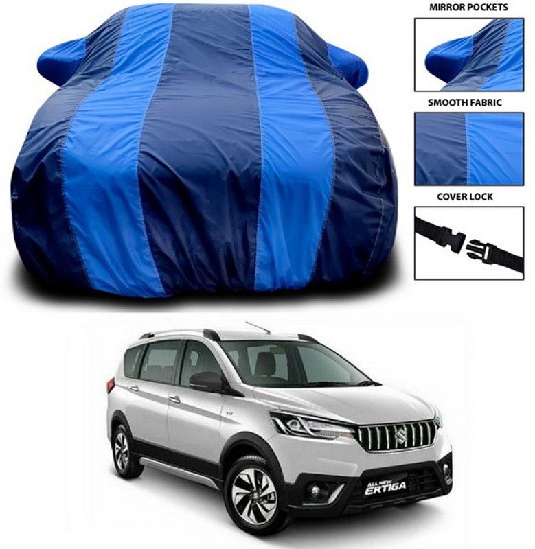 ANTHUB Car Cover For Maruti Ertiga (With Mirror Pockets)  (Blue)