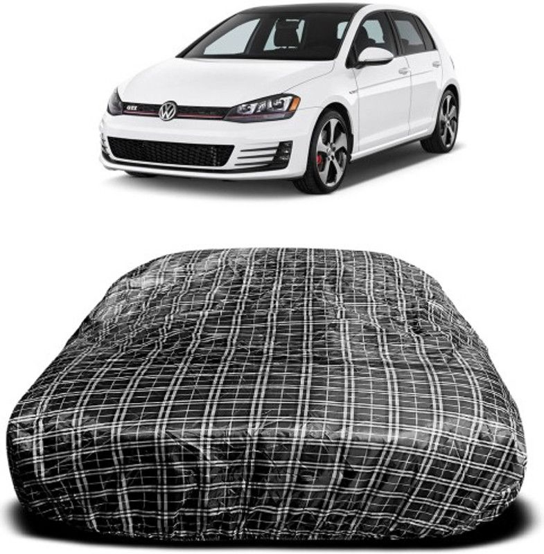 ENTIRELY ELITE Car Cover For Volkswagen GTI (With Mirror Pockets)  (Grey, Black)