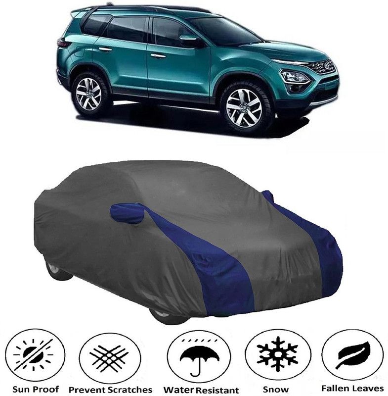 AUTOGARH Car Cover For Tata Gravitas (With Mirror Pockets)  (Grey, Blue)