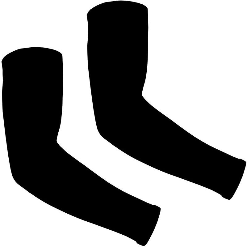 Vakyam Nylon Arm Sleeve For Men & Women  (Free, Black)