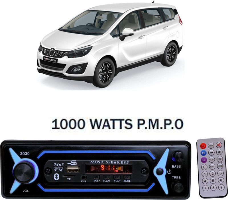 JBRIDERZ P-2030 Blue BLUETOOTH/USB/SD/AUX/FM/MP3 Car Stereo ( Single Din) E-270 Car Stereo  (Single Din)
