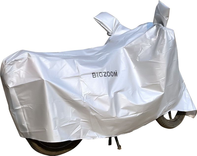 BIGZOOM Two Wheeler Cover for Honda  (Dio, Silver)