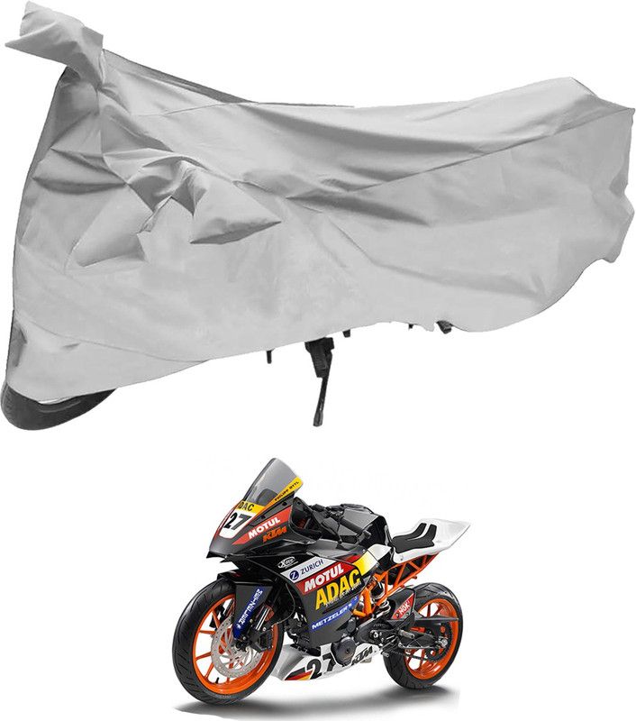 TGP GROUP Waterproof Two Wheeler Cover for KTM  (RC 390, Silver)