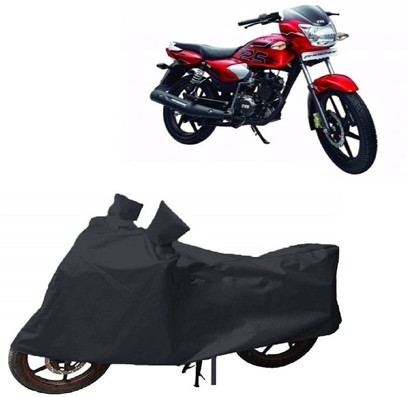CARFAB Waterproof Two Wheeler Cover for TVS  (Phoenix, Black)