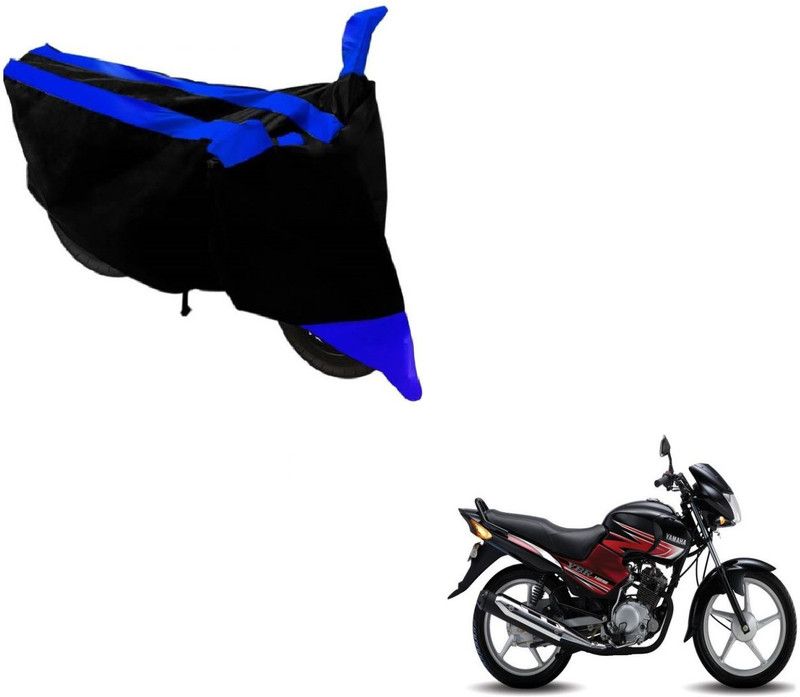 Flipkart SmartBuy Two Wheeler Cover for Yamaha  (YBR 125, Black, Blue)