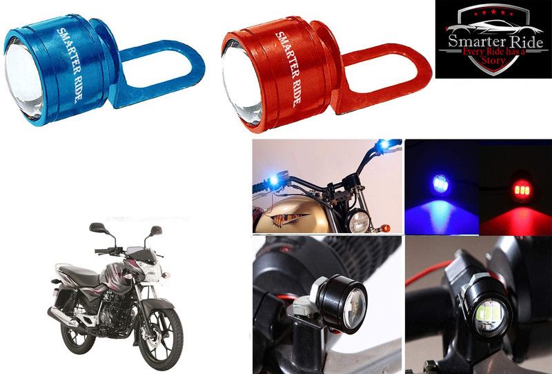 SMARTER RIDE Led Strobe Warning Brake Light for Bajaj Discover 125M License Plate Light, Brake Light, Tail Light Motorbike LED for Bajaj (12 V, 4 W)  (Discover 125 M, Pack of 2)
