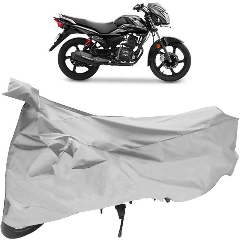 Purpleheart Two Wheeler Cover for Yamaha  (Libero, Silver)