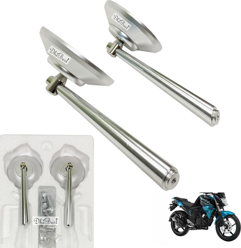 Dhe Best Manual Rear View Mirror For Yamaha FZ-S  (Right)