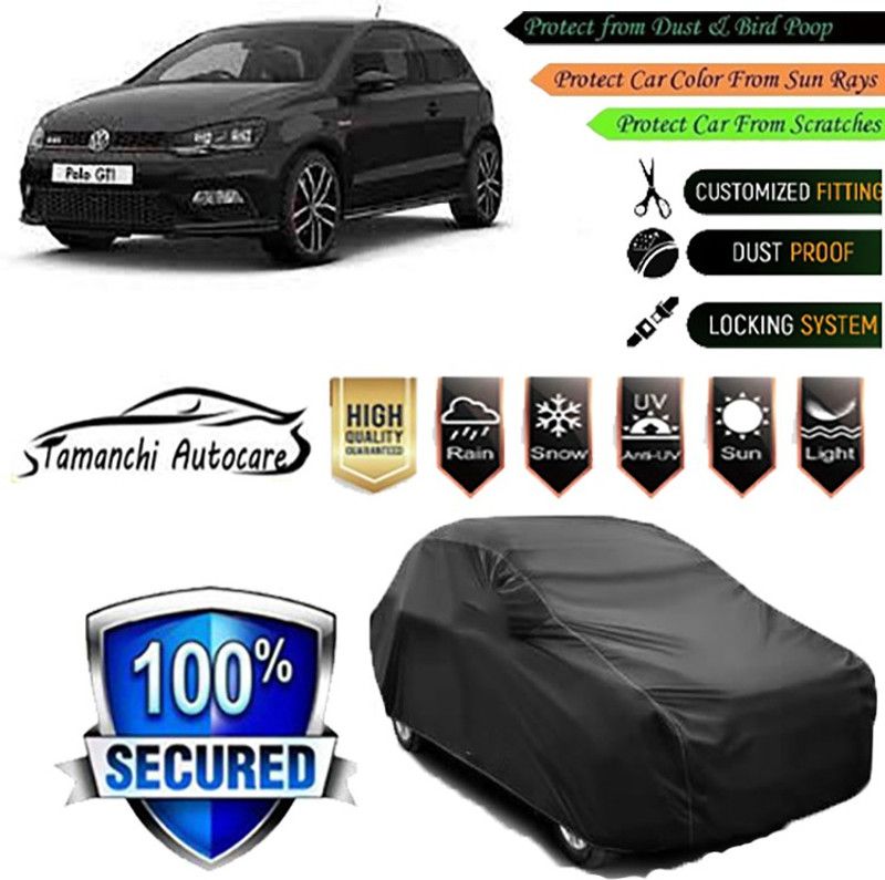 Tamanchi Autocare Car Cover For Volkswagen Polo GT TSI  (Black)