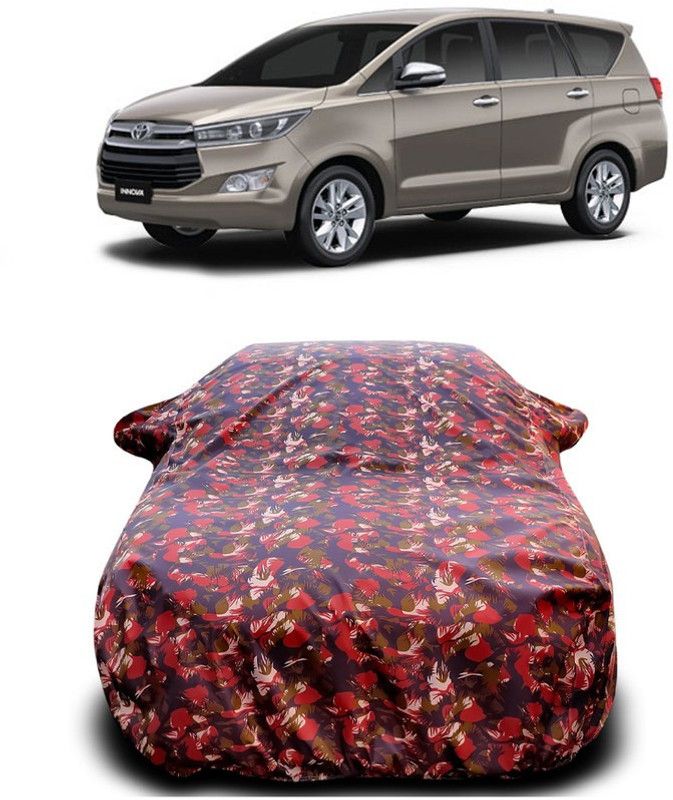 Ascension Car Cover For Toyota Innova (With Mirror Pockets)  (Multicolor)