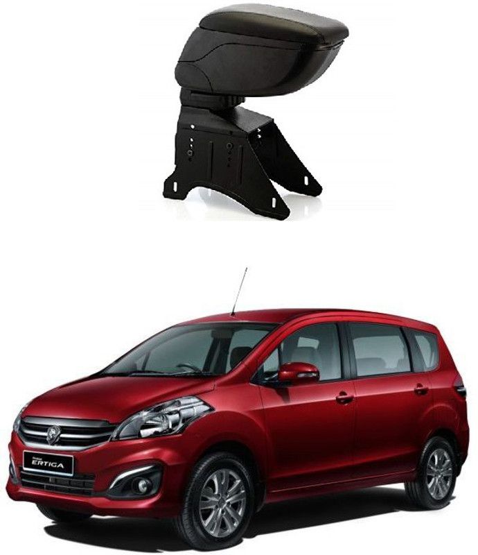 PRTEK Car Centre Console Hand Armrest Universal(Black) 0047 Car Armrest  (Maruti, Ertiga)