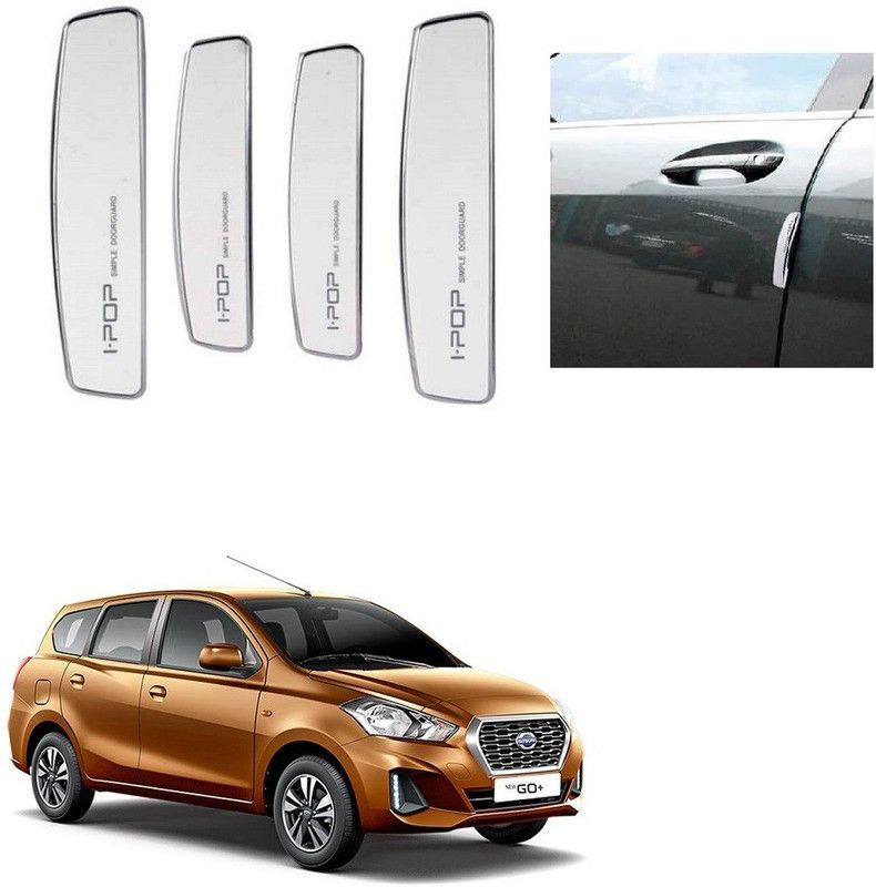 SPREADX Plastic Car Door Guard  (White, Pack of 4, Datsun, Go+)