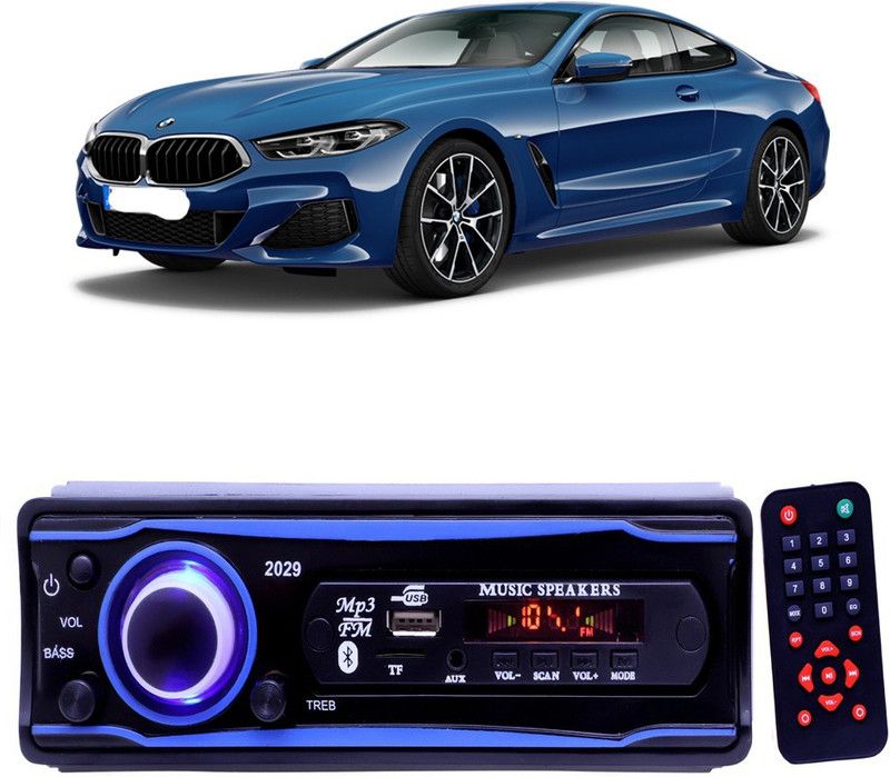 Genipap Blue 2029 USB/AUX/SD/BLUETOOTH/FM/MP3 BOOM MASTER STANDARD- G 49 Car Stereo  (Single Din)