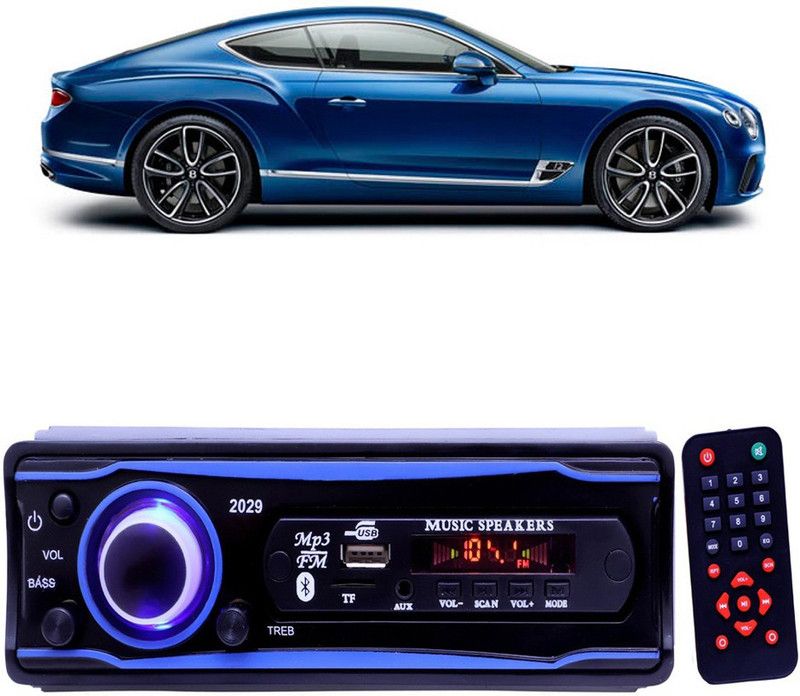 Bluedrum Blue 2029 USB/AUX/SD/BLUETOOTH/FM/MP3 BOOM MASTER STANDARD- B 37 Car Stereo  (Single Din)