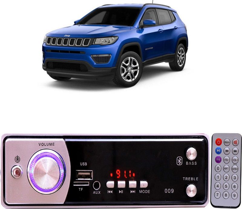 Genipap Silver009 BLUETOOTH/USB/SD/AUX/FM/MP3 Car Stereo ( Single Din) -222 Car Stereo  (Single Din)