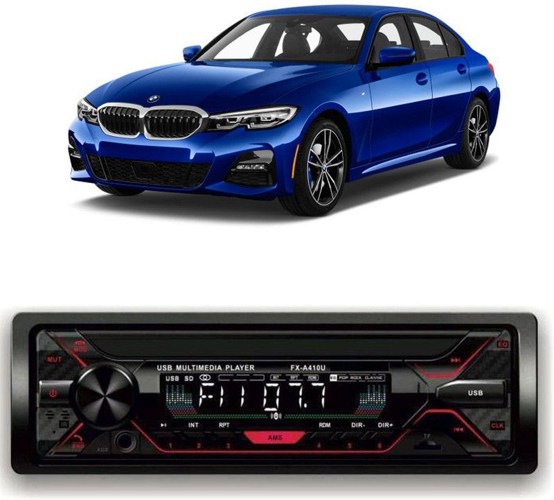 Genipap Car Stereo FX- A100U Car Stereo with Bluetooth, USB, SDCard , Aux G-54 Car Stereo  (Single Din)