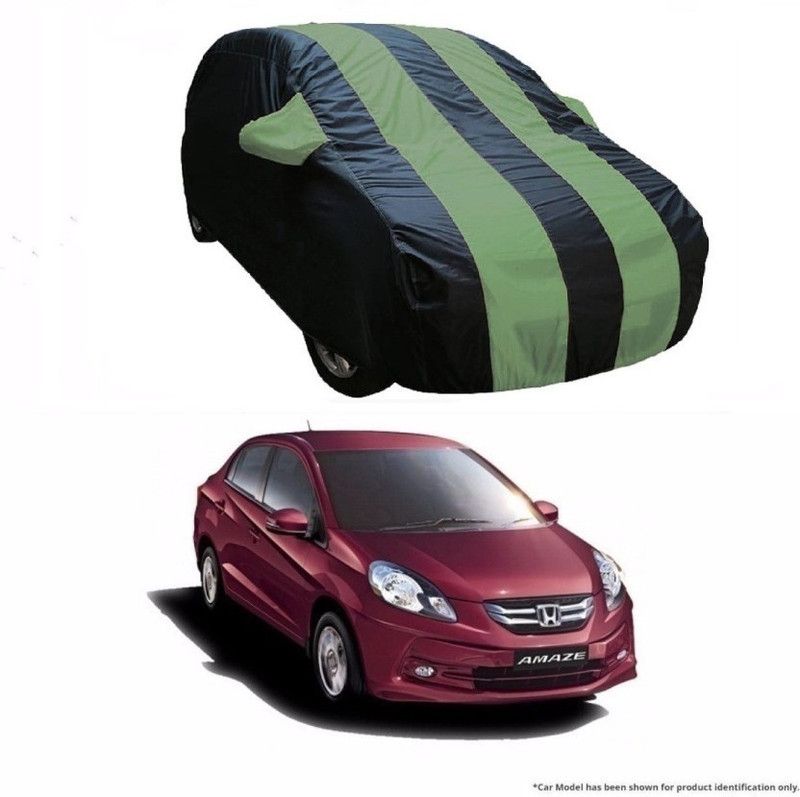 Gargi Traders Car Cover For Honda Amaze (With Mirror Pockets)  (Multicolor)
