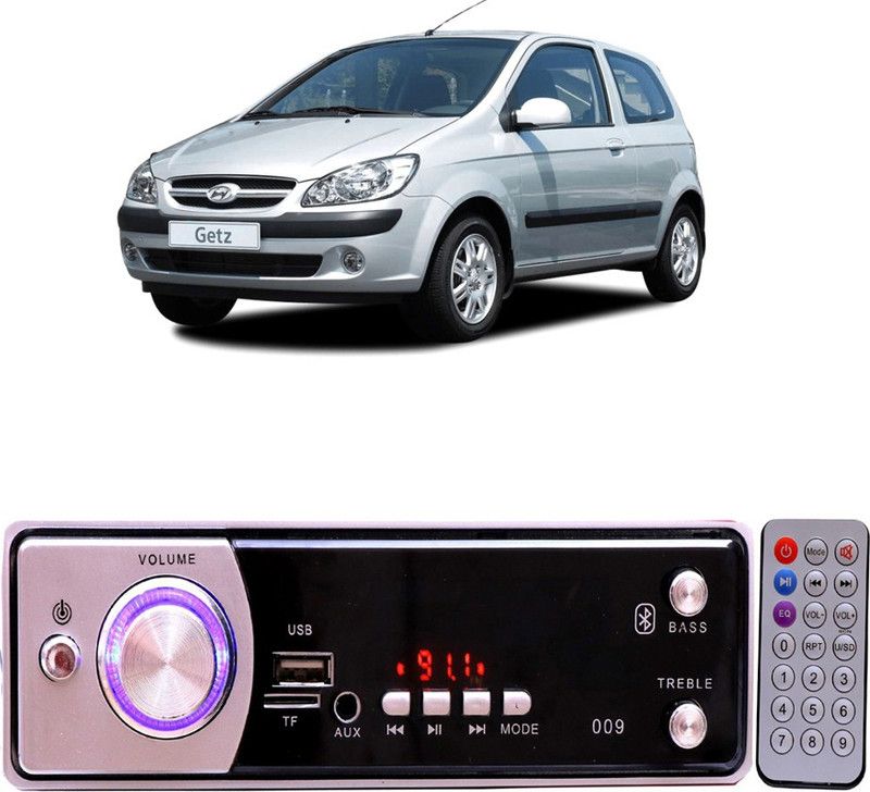 Bluedrum Silver009 BLUETOOTH/USB/SD/AUX/FM/MP3 Car Stereo ( Single Din) B-181 Car Stereo  (Single Din)