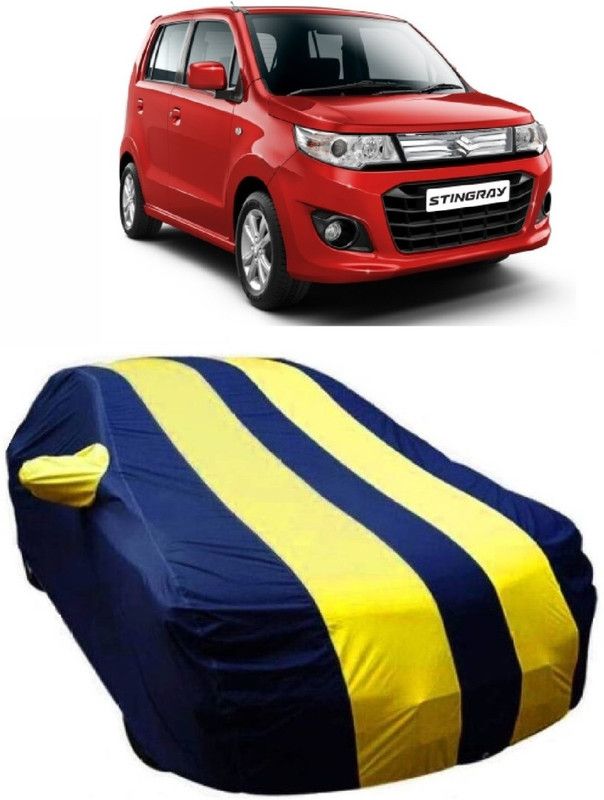 NEXTON Car Cover For Maruti Suzuki Stingray (With Mirror Pockets)  (Blue, Yellow)