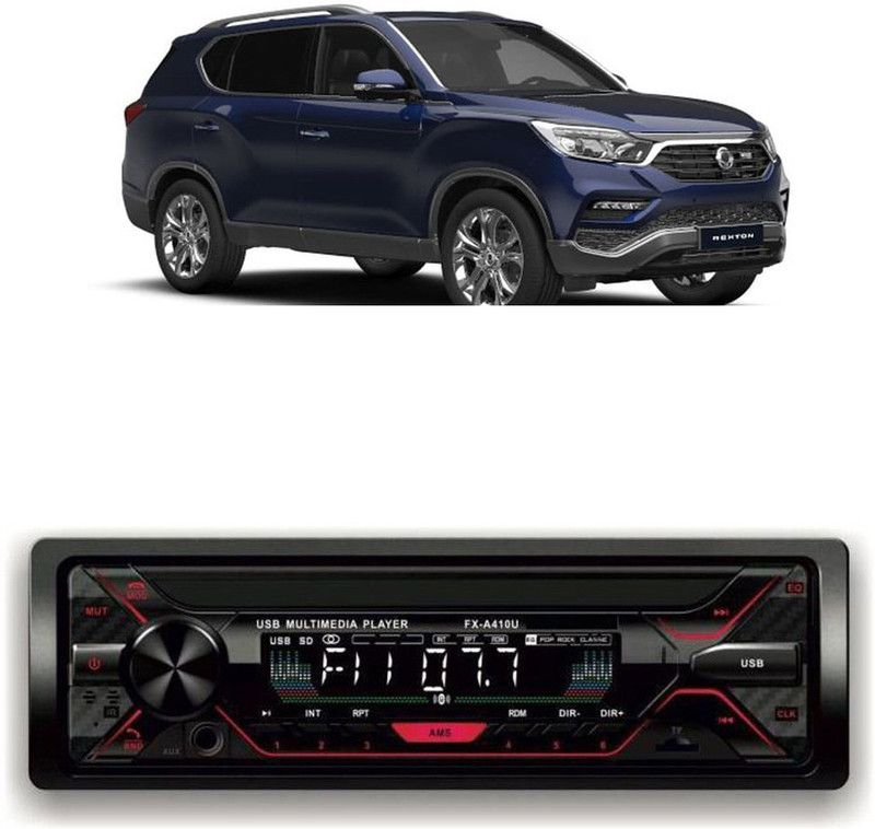 Dvis Car Stereo FX- A100U Car Stereo with Bluetooth, USB, SD Card , Aux D-739 Car Stereo  (Single Din)
