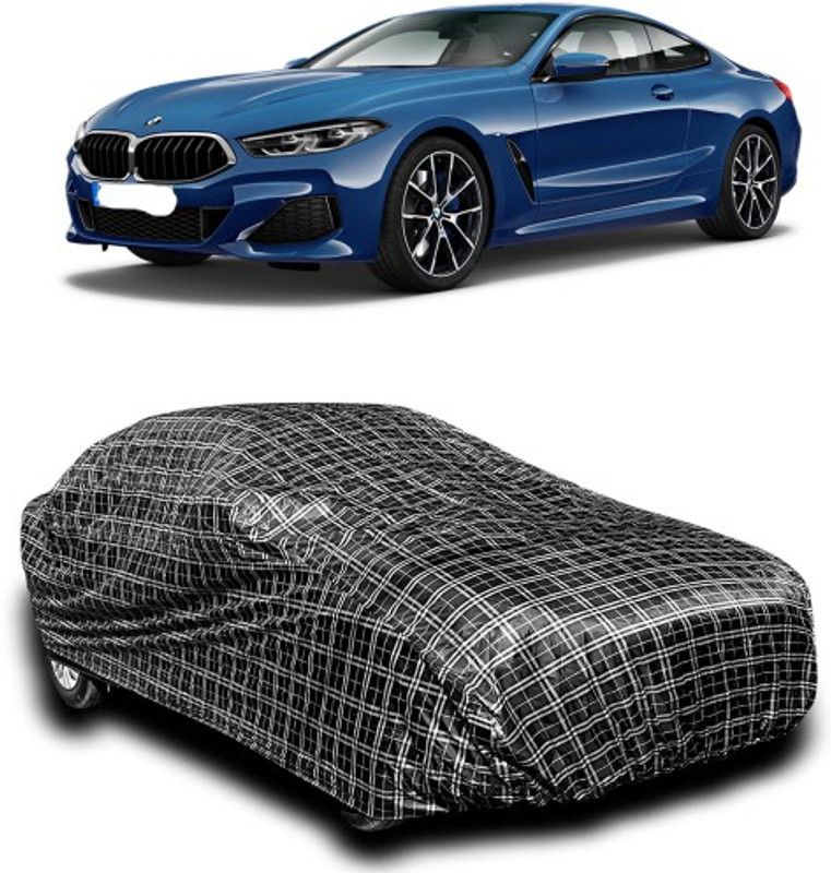 APNEK Car Cover For BMW 730d (With Mirror Pockets)  (Silver, Black)