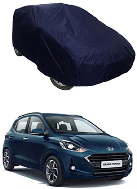ENTIRELY ELITE Car Cover For Hyundai Grand i10 Nios (With Mirror Pockets)  (Blue)