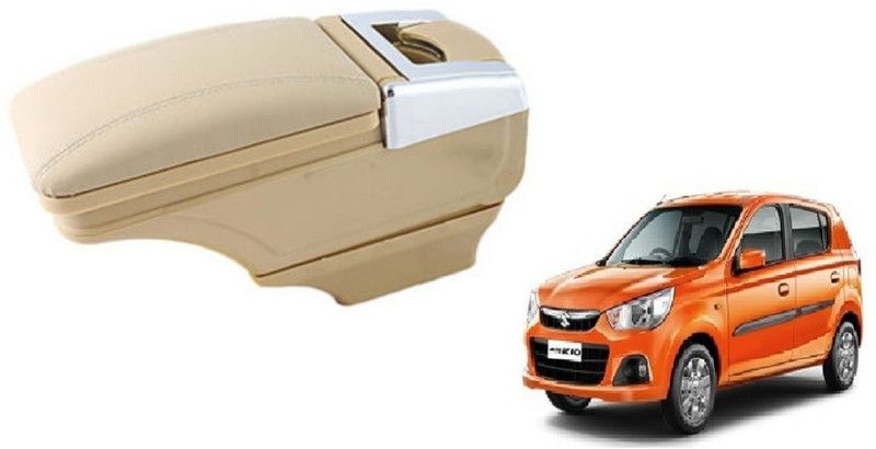 Auto Oprema Centre Car Armrest Beige Color Aar-37 Car Armrest  (Maruti, Alto K10)