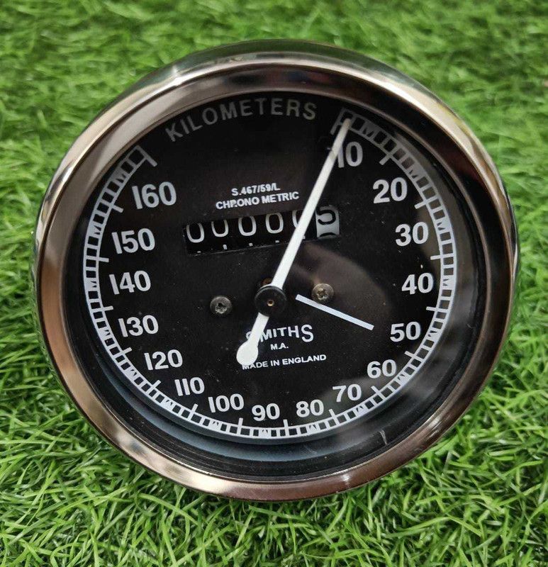 ANK BULLET Bullet Standard,Classic & Electra Black Dial 0-240 KM/H Analog Speedometer Analog Speedometer  (Royal Enfield Electra, Electra 350)