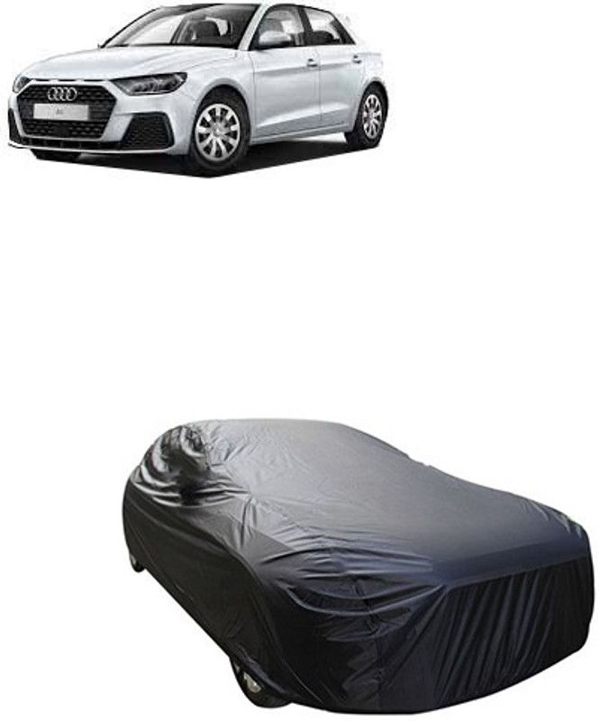 Kuchipudi Car Cover For Audi Universal For Car (Without Mirror Pockets)  (Black, For 2005, 2006, 2007, 2008, 2009, 2010, 2011, 2012, 2013, 2014, 2015, 2016, 2017, 2018, 2019, NA Models)